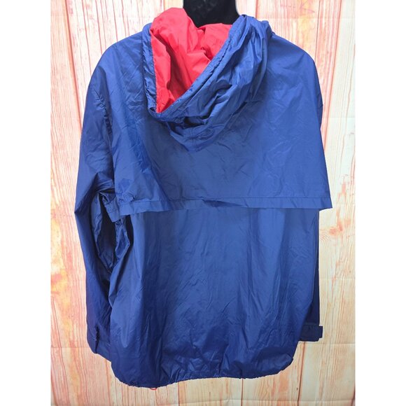 Vineyard Vines Mens XXL Red & Blue Hooded Windbreaker Jacket - Picture 4 of 9